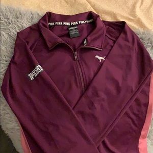 Long sleeve ultimate large pink sweatshirt worn 1